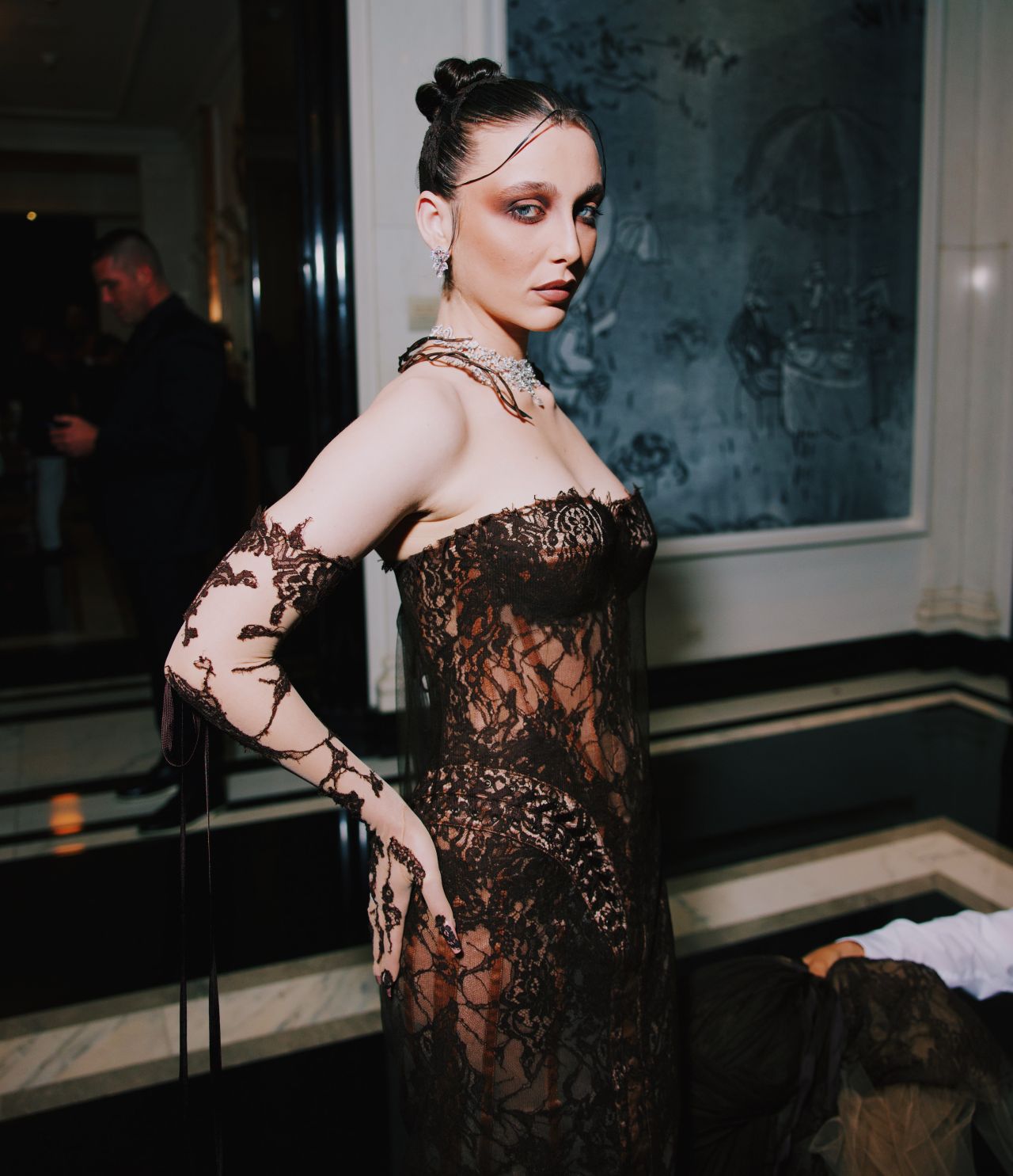 Emma Chamberlain Inside the Carlyle Hotel Before the 2024 Met Gala in New York5